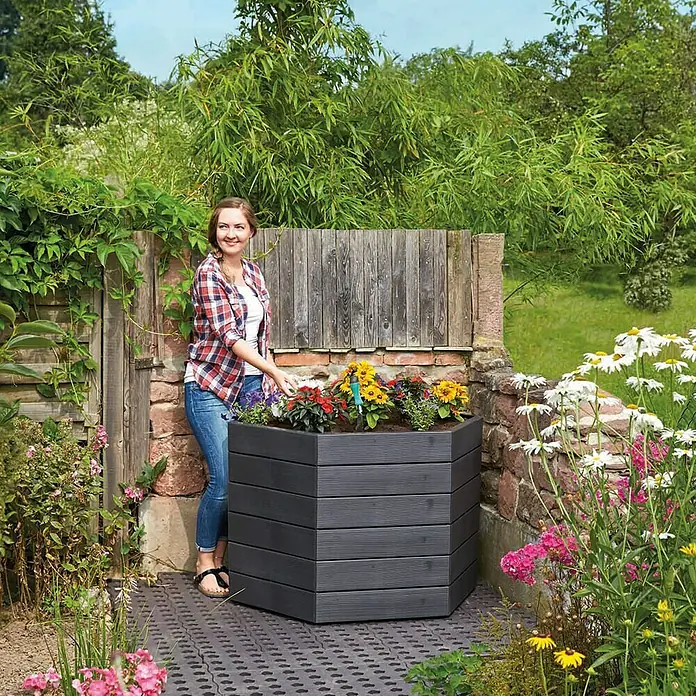 Garantia Hochbeet Ergo - Ø x H: 110 x 25 cm, Modular - Stimmungsaufnahme
