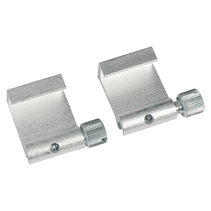 Nielsen Schilderijhaak - Belastbaarheid: 5 kg, Aluminium, Zilver, 2 stk. - Vooraanzicht