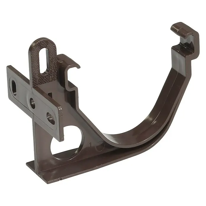 FunkeGruppe Dachrinnenhalter Vario - Nennweite: 70 mm, Braun, Kunststoff