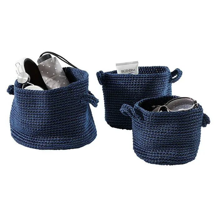 Venus Conjunto de cestas para la ropa Sven - Marino, 3 piezas
