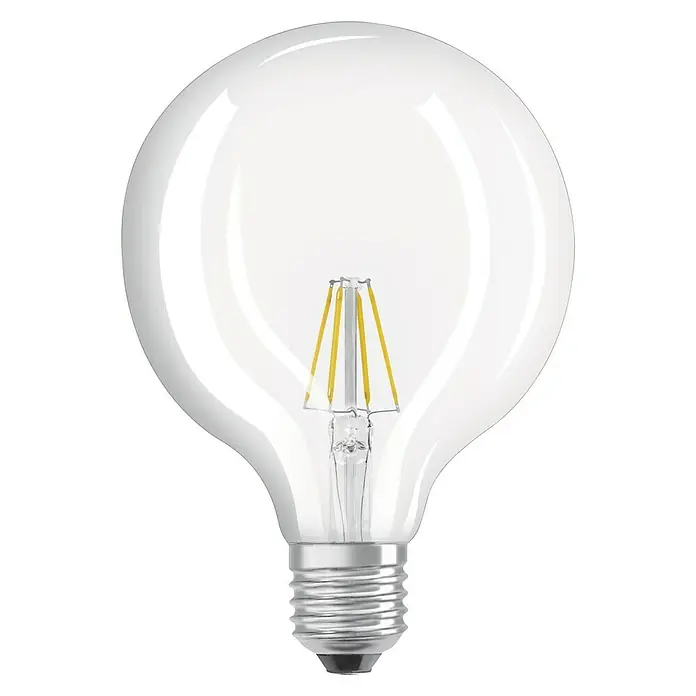 Osram LED žarulja Retrofit Classic Globe - 6 W, E27, Topla bijela, Prozirno - Pogled odozgo