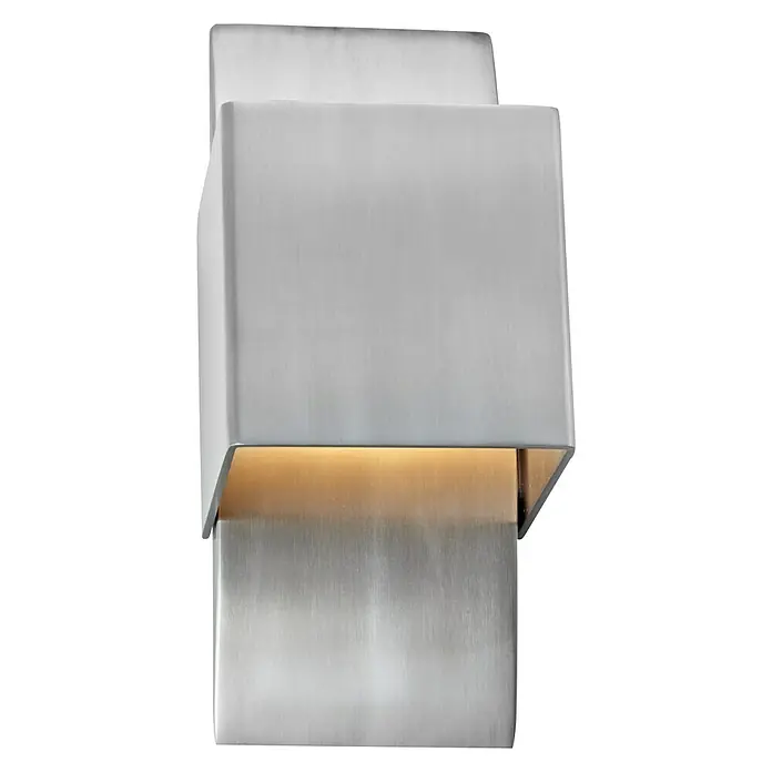 Voltolux Alu-Design Aplique de pared Busto - 33 W, L x An x Al: 10 x 10,3 x 24 cm, Níquel mate, G9
