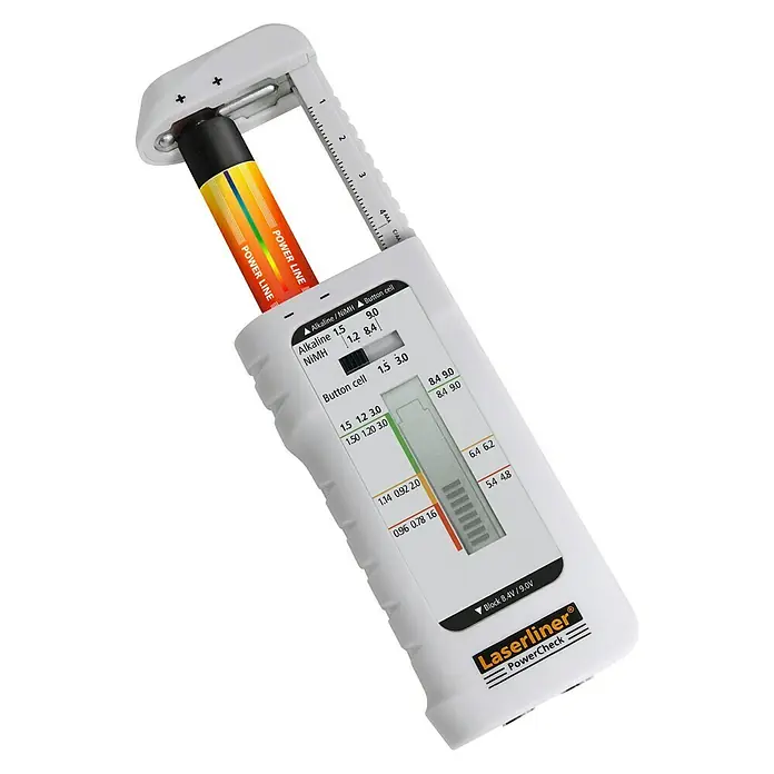 Laserliner Batterijtester Powercheck - Lc-display - Toepassingsvoorbeeld
