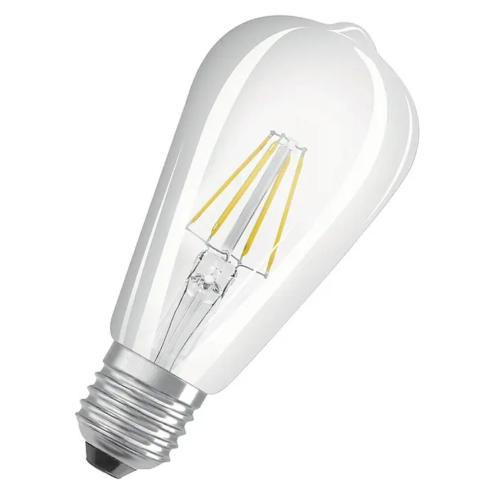 Osram LED-Leuchtmittel Retrofit Classic ST - 6 W, E27, Warmweiß, Klar - Ansicht von oben