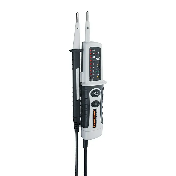 Laserliner Ispitivač napona ActiveMaster - Mjerni opseg: 12 – 690 V AC/DC, Mjerna kategorija: CAT III 1.000 V - Pogled s lijeve strane