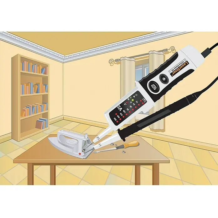 Laserliner Ispitivač napona ActiveMaster - Mjerni opseg: 12 – 690 V AC/DC, Mjerna kategorija: CAT III 1.000 V - Proizvod u upotrebi