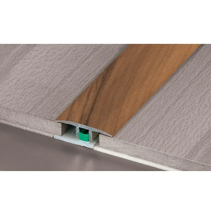 LOGOCLIC Prijelazni profil - drvo oraha, 0,9 m x 34 mm, Vrsta montaže: Uticanje - Detaljan prikaz