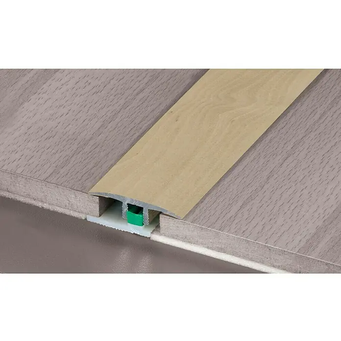 LOGOCLIC Prijelazni profil - Bukva svijetlo, 0,9 m x 34 mm, Vrsta montaže: Uticanje - Detaljan prikaz