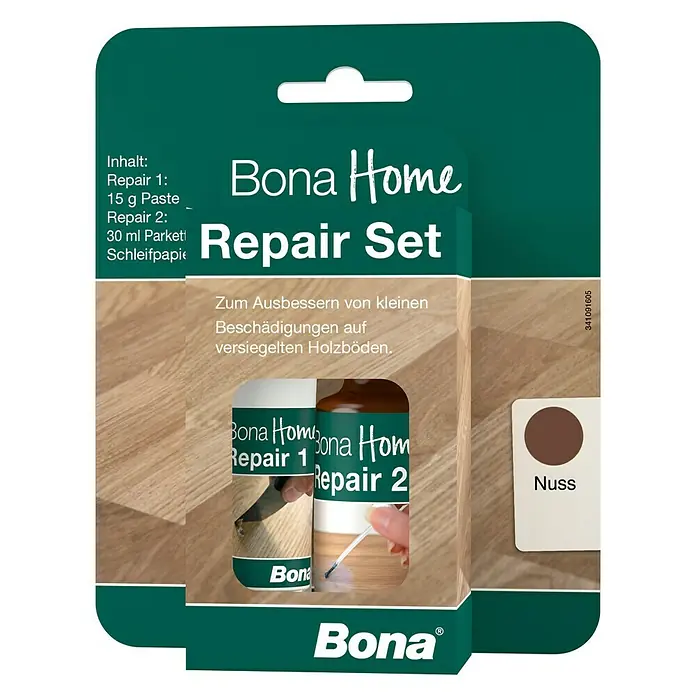 Bona Home Reparatur-Set - Nussbaum, 4 -tlg. - Vorderansicht