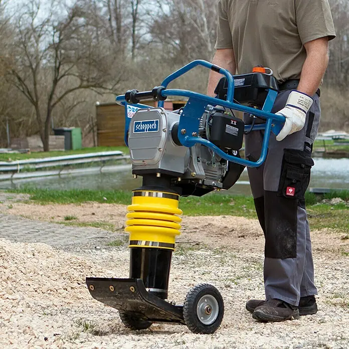 Scheppach Vibrationsstampfer VS1000 - 4 kW - Anwendungsbeispiel