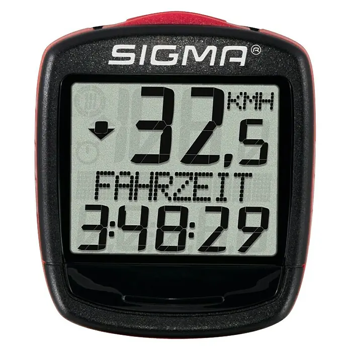 Sigma Fahrradcomputer BC 1200 - Befestigungsmaterial, Kabelgebunden - Vorderansicht