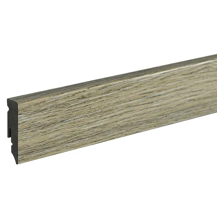Profiles and more Sockelleiste KU51L Trinidad - 2,4 m x 15 mm x 50 mm, Gerade - Linke Seitenansicht