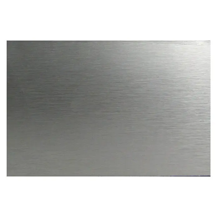 CUCINE Küchenrückwand Fixmaß - 1002 Aluminium, 299 x 64 cm, Stärke: 8 mm, Holz - Ansicht von oben