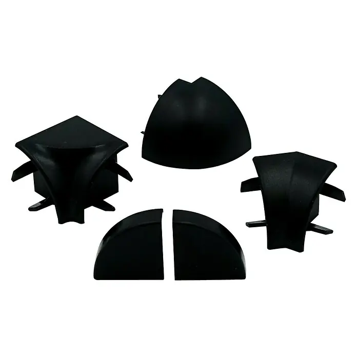 Kantoflex Zubehör-Set Topline - Schwarz, 10 -tlg. - Vorderansicht