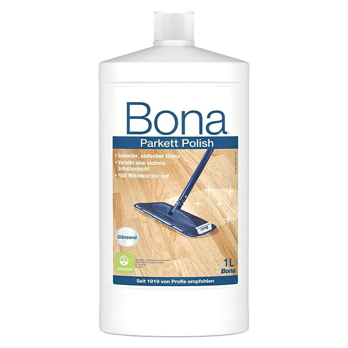Bona Pflegemittel Polish - 1 l, Glänzend, Geeignet für: Parkett