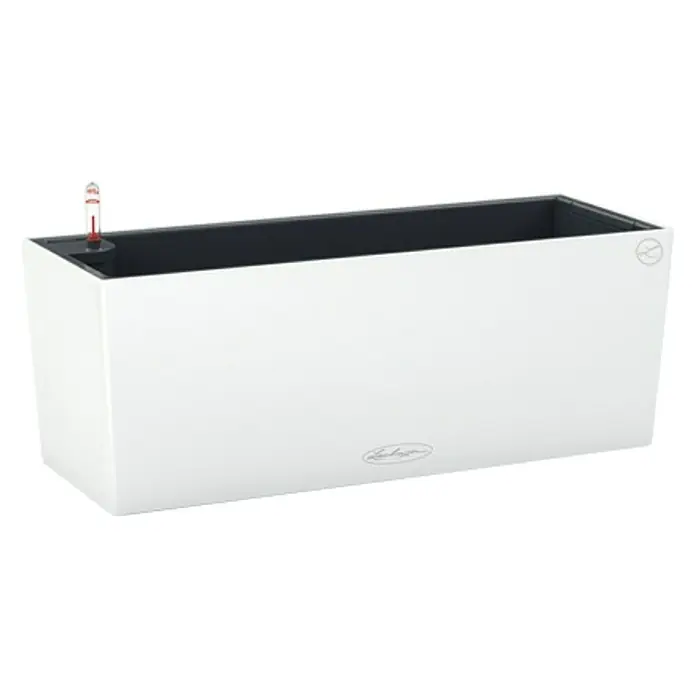 Lechuza Color Balkonkasten Balconera - Max. Außenlänge: 50 cm, Weiß - Vorderansicht