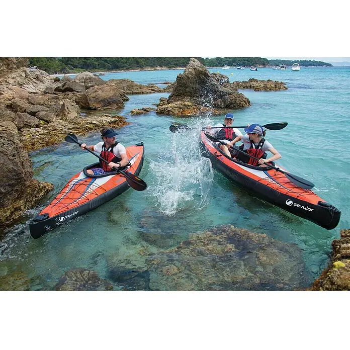 Sevylor Kajak Pointer K2 - 440 x 85 cm, Nutzlast: 180 kg, Geeignet für: 2 Personen - Vorderansicht