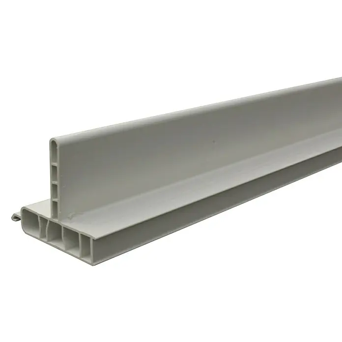 Schellenberg Winkelendleiste - Länge: 157 cm, Geeignet für: Rollladen-Maxi-Systeme, Grau - Vorderansicht