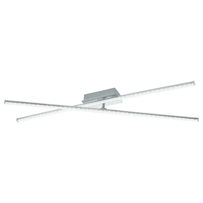 Tween Light Plafón LED Rezzato - 14 W, L x An x Al: 9 x 90 x 11,5 cm, Cromo, Claro, 2 ud.