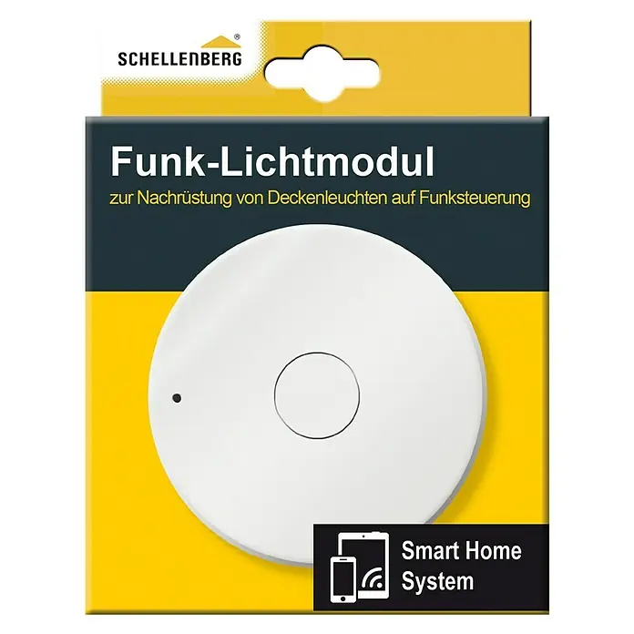Schellenberg Smart Home Funk-Lichtmodul - Aufputz, Weiß - Vorderansicht