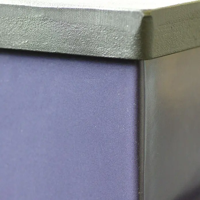 Wamsler Kaminofen RH-8F - 8 kW, Raumheizvermögen: 182 m³, Lavendel - Detailaufnahme