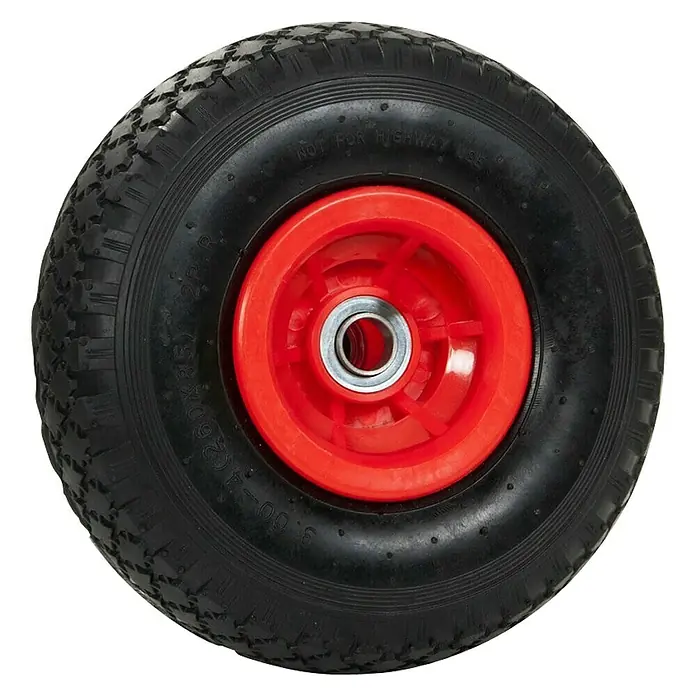 Altrad Sackkarren-Ersatzrad - Durchmesser: 260 mm, Vollgummi - Vorderansicht