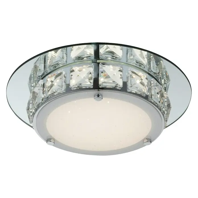Globo LED-Deckenleuchte Margo - 12 W, Chrom, Neutralweiß