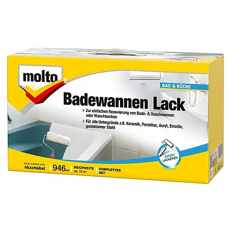 Molto  Badewannenlack-Set