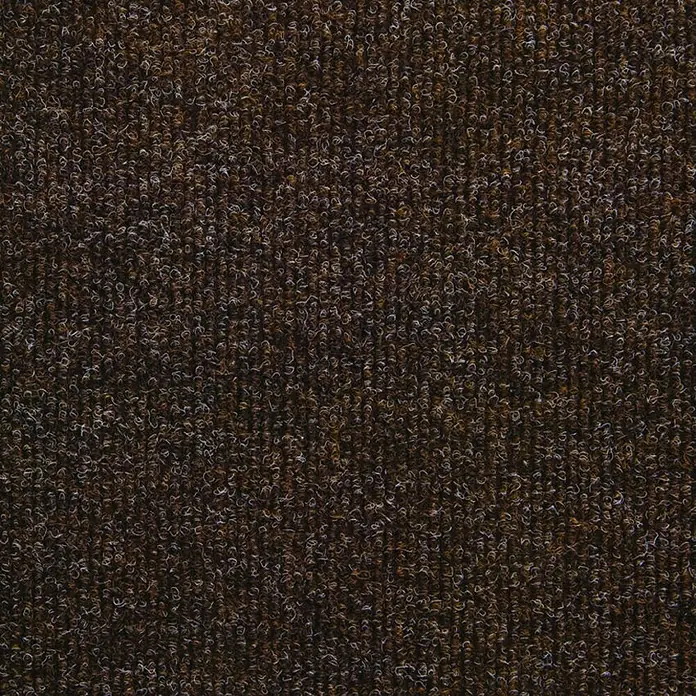 Teppichfliese Rex - Braun, 500 x 500 mm, 100 % Polypropylen (Flor) - Ansicht von oben