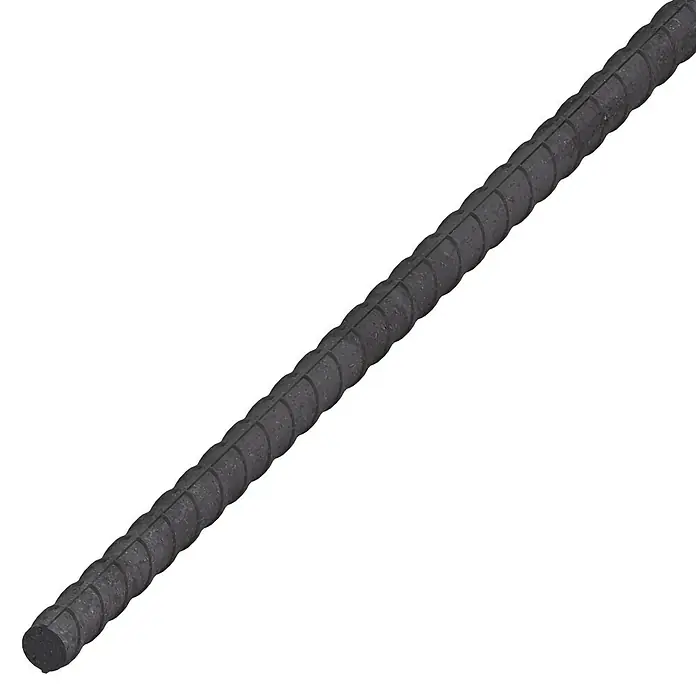 Kantoflex Šipka od rebrastog čelika - Ø x D: 8 x 2.000 mm, Čelik - Pogled s lijeve strane