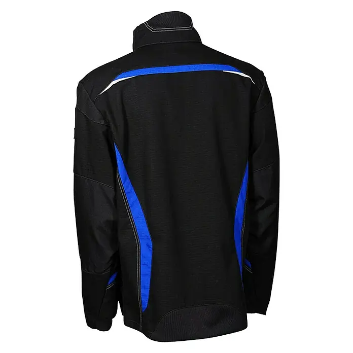 Kübler Pulsschlag Arbeitsjacke - 46, Schwarz/Blau - Rückansicht