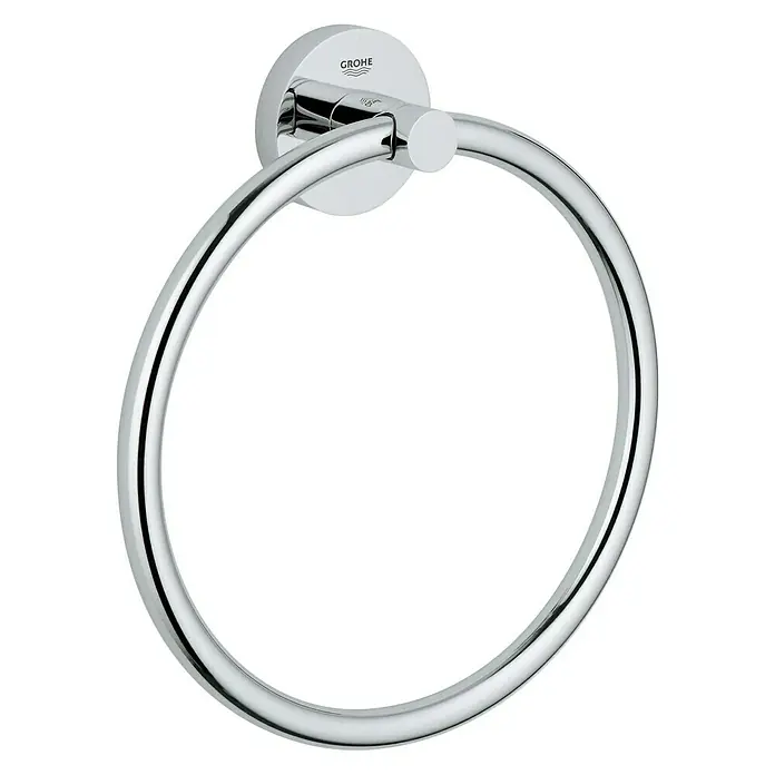 Grohe Essentials Handtuchring - Chrom, Glänzend - Vorderansicht
