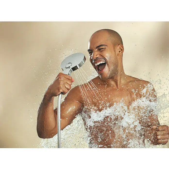 Grohe Handbrause Power & Soul Cosmoplitan 130 - Anzahl Funktionen: 4 Stk., Durchmesser: 13 cm, Chrom - Stimmungsaufnahme