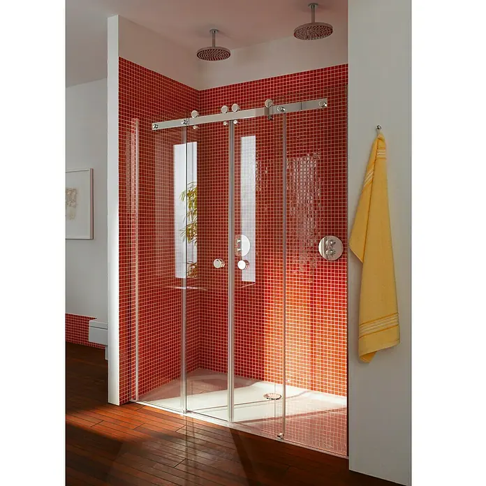 Mosaikfliese Quadrat Crystal Uni CM 4060 - 32,7 x 30,2 cm, Rot, Glänzend - Anwendungsbeispiel