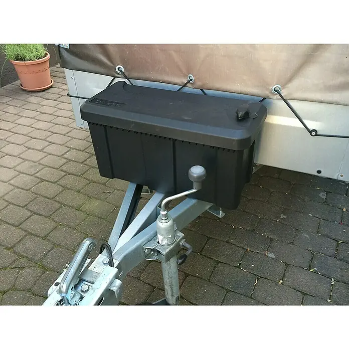 LAS Deichselbox - 56 x 25 x 27 cm, Nutzlast: 30 kg - Anwendungsbeispiel