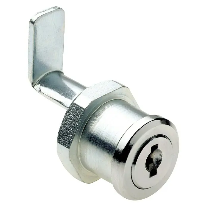 Burg-Wächter Universalzylinder ZS 77 H - Einbaumaß: Ø 18 mm, Materialstärke: 11 mm - 18,8 mm, Vernickelt - Vorderansicht