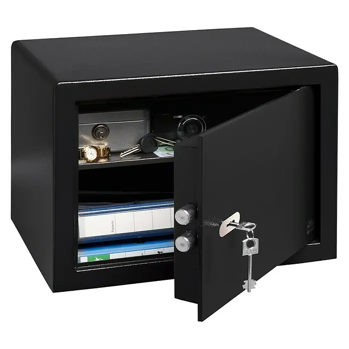 Burg-Wächter PointSafe Möbeltresor P3 S - L x B x H: 35 x 44,2 x 32 cm, Doppelbartschloss, 38,8 l - Vorderansicht