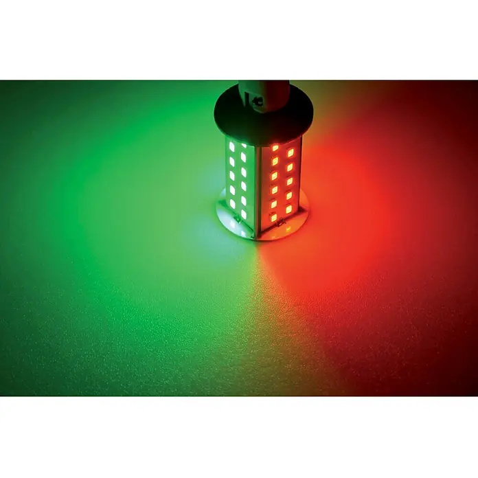 Talamex LED-Navigationsleuchtmittel für Boote - 4,5 W, 10 V - 30 V, Lichtfarbe: Mehrfarbig