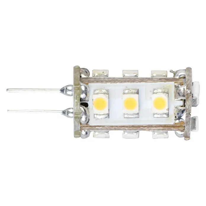 Talamex LED-Leuchtmittel für Boote - 1 W, 10 V - 30 V, Sockel: G4, Lichtfarbe: Warmweiß, G (A bis G) - Rechte Seitenansicht