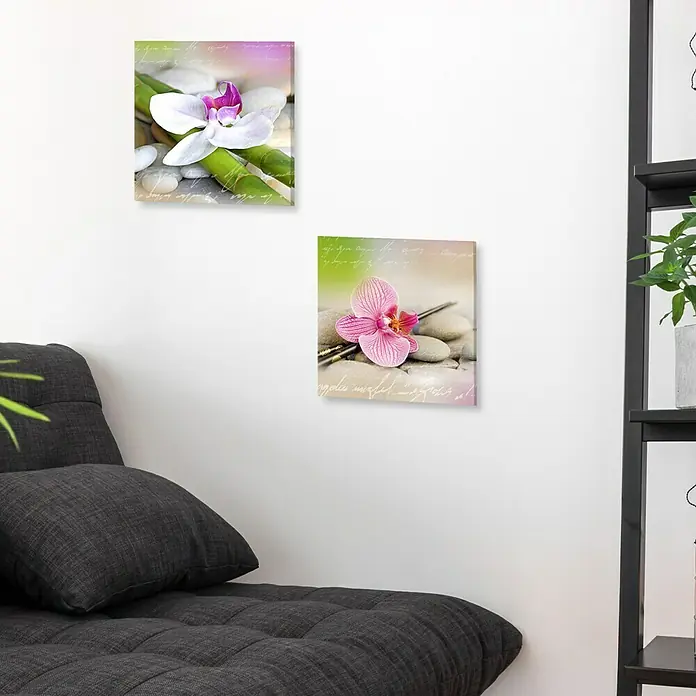 Leinwandbild Young Living - Positiv Energy II, B x H: 30 x 30 cm - Stimmungsaufnahme