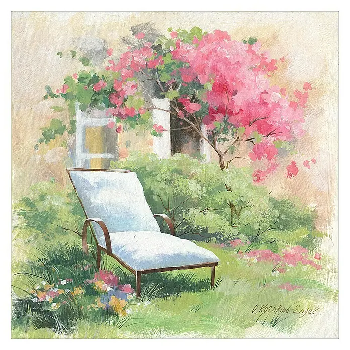 ProArt Leinwandbild Konventionel - Country Cottage I, B x H: 30 x 30 cm - Vorderansicht
