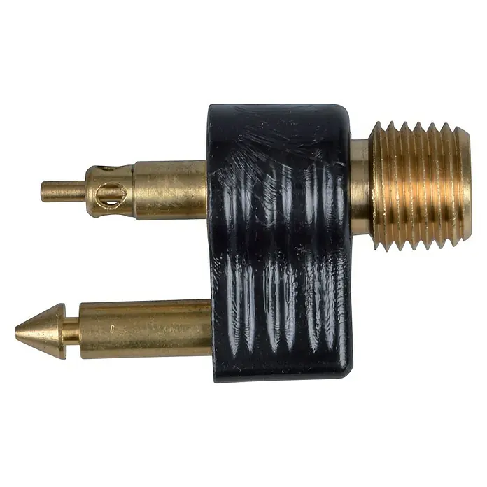 Talamex Adapter - Geschikt voor: Tanks, Voor slangaansluiting: ¼″ NPT, Passend bij: OMC motoren, Male - Zijaanzicht links