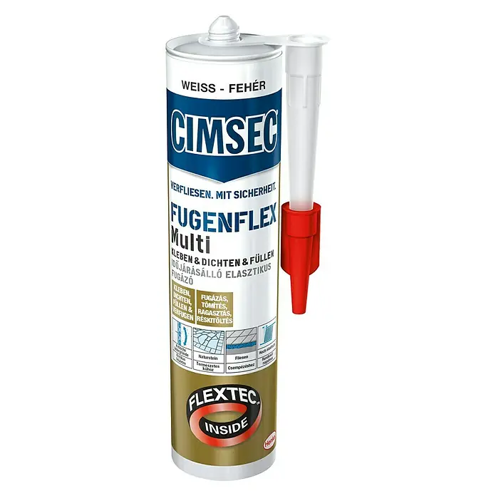 Cimsec Silikonfreie Fugenmasse Fugenflex Multi - Weiß, 280 ml
