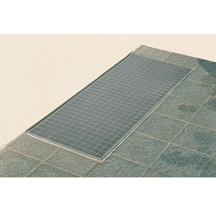 Windhager Lichtschachtabdeckung - L x B: 135 x 60 cm, Edelstahl