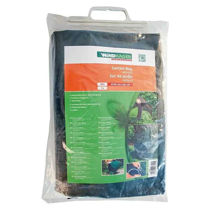 Windhager Vreća za smeće u vrtu - 180 l, Ø x V: 60 x 65 cm, Zelene boje