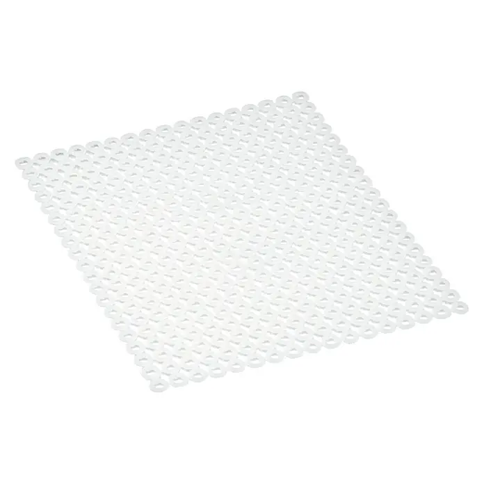 Curver Spülbeckenmatte - 39,7 x 33,5 x 0,5 cm, Weiß, Kunststoff