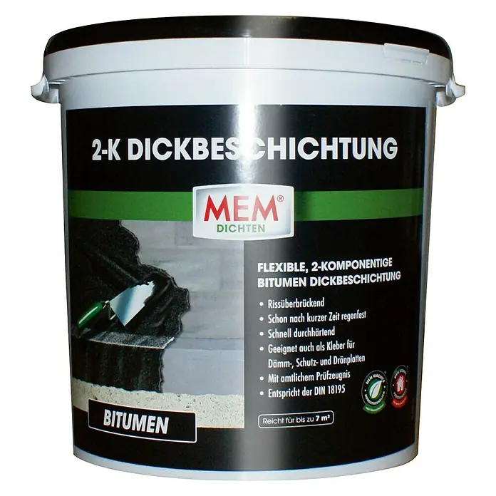 MEM 2K-Bitumen-Dickbeschichtung - 30 l, Lösemittelfrei