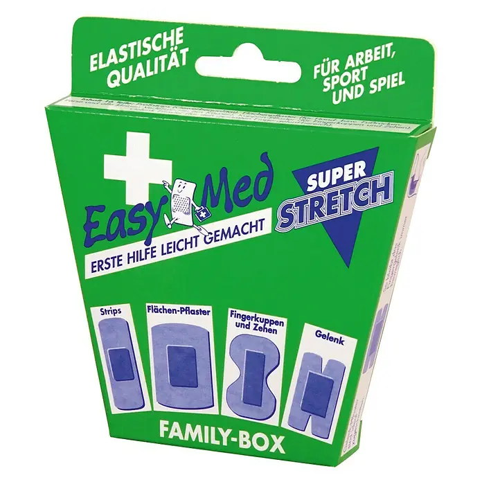 EasyMed Pflaster Familybox - 16 Stk., Hochelastisch