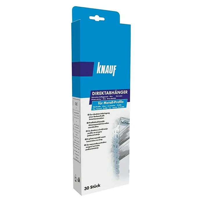 Knauf Direktabhänger - Geeignet für: CD-Deckenprofile, 30 Stk.