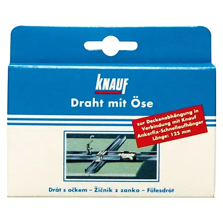 Knauf  Draht mit Öse